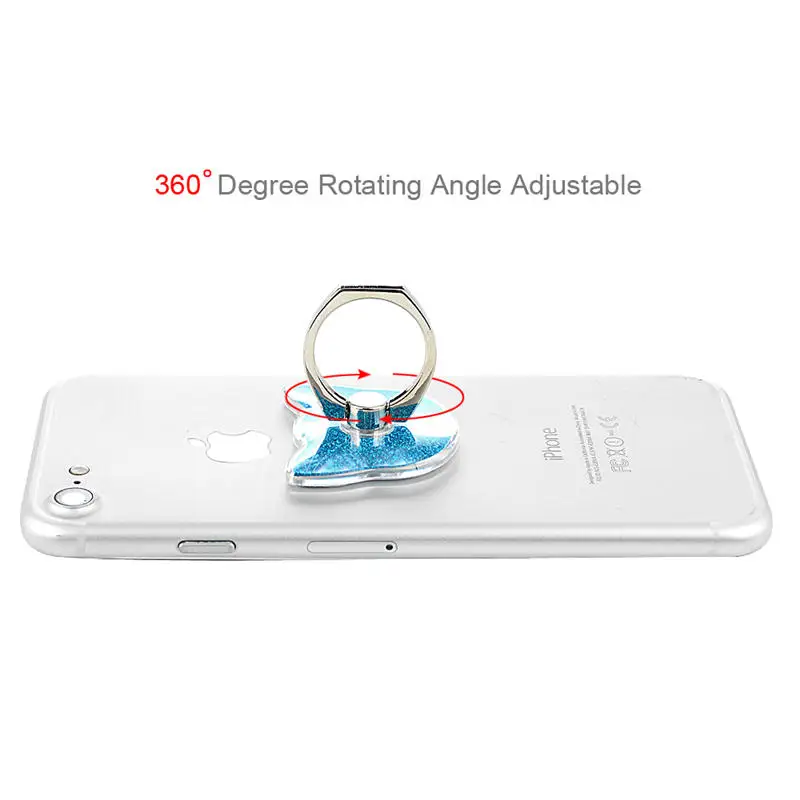 TURATA Bling 360 Degree Metal Finger Ring Holder Mobile Phone Holder Finger Stand Holder For iPhone 7 For Samsung Xiaomi Tablet