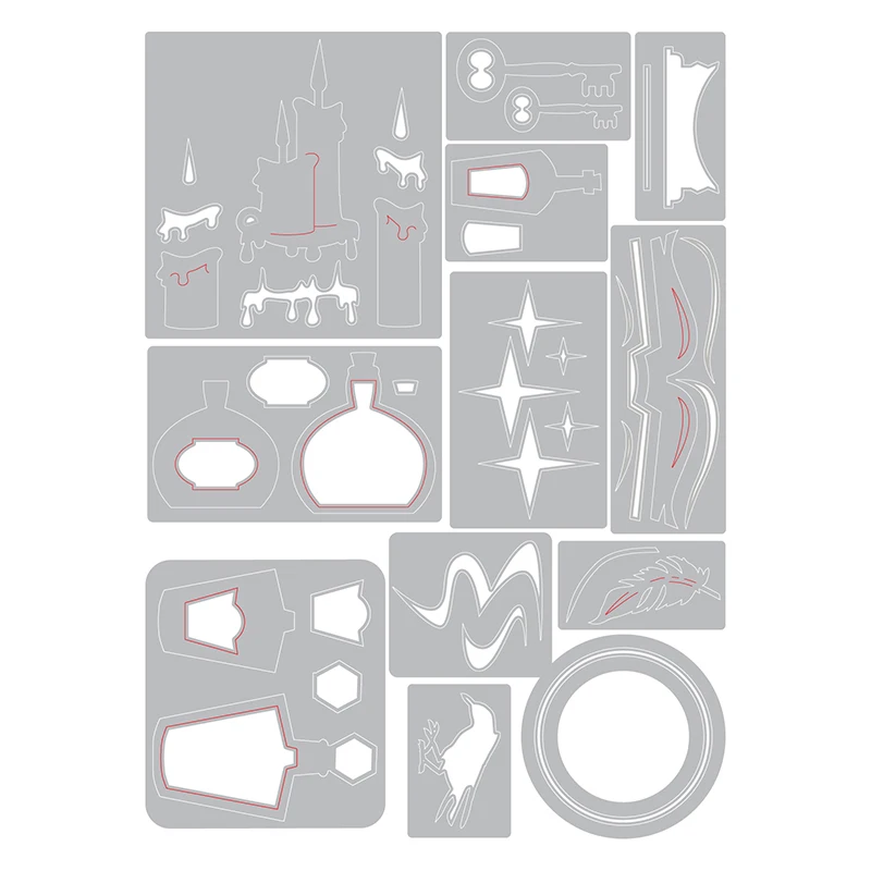 

2019 DIY New Layer Metal Cutting Dies and Scrapbooking For Paper Making Regions Beyond Embossing Frame Card Dies Set