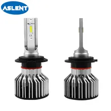 Buy Aslent H4 Hi-Lo Beam H7 H11 H1 9005 9006 LED Car Headlight Bulbs 55W/Bulb 11000lm CSP Chips 12v 24v Auto Headlamp Light 6000K Free Shipping