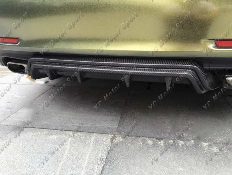 2014-2017 Lexus RC F Sport YC DESIGN Style Body Rear Diffuser CF (105)