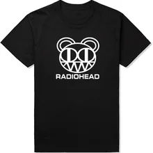 Рок-н-ролл, футболка, мужская, на заказ, дизайн Radiohead, рубашки, arctic monkeys, футболки, хлопок, музыка, футболка, новинка, футболка