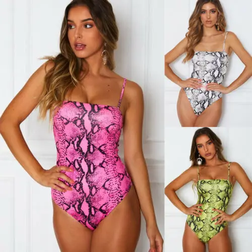 

Women Monokini Swimwear Beachwear Push up One piece Bikini Swimsuit Bathing Suit