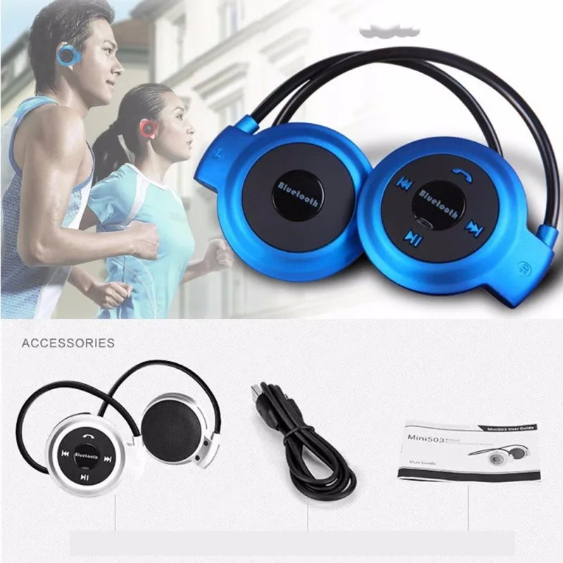 Sports Bluetooth Earphones Stereo Bass Wireless Headphones Headset Fone De Ouvido Sem Fio Auriculares with Mic for IOSAndroid3