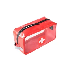 Спецодежда медицинская первой помощи аптечка аварийный комплект сумка прозрачный ПВХ водостойкий автомобиль наборы сумка Открытый Дорожный спасательный комплект пустой мешок