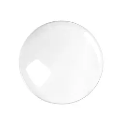 DoreenBeads стеклянные купольные уплотнения кабошоновые украшения бижутерия круглые, с обратной стороны плоские белые 8,0 мм (3/8 ") Диаметр, 20 шт 2015