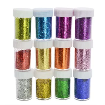 

Multicolor Glitter Bling Power DIY Craft Arts Sequins Shinning Nail Art Glitter Powder Decoration Wedding Party Event Supplies