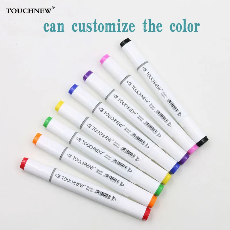 

TOUCHNEW Art Sketch Marker for Drawing-Can Choose Color Number for Yourself Alcohol Based Marker Manga brush Pen Supplier
