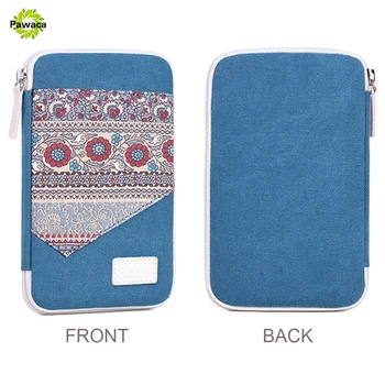 

Waterproof Portable Storage Bag Travel Wire Digital Data Cable Organizer Case Multifunction Canvas National Wind Storage Bags
