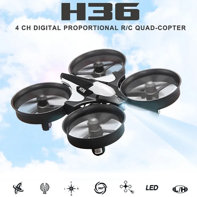 2017 Best Selling RC Drone 2.4G 6-axis gyro mini UFO drone original JJRC H36 rc quadcopter drone for sale