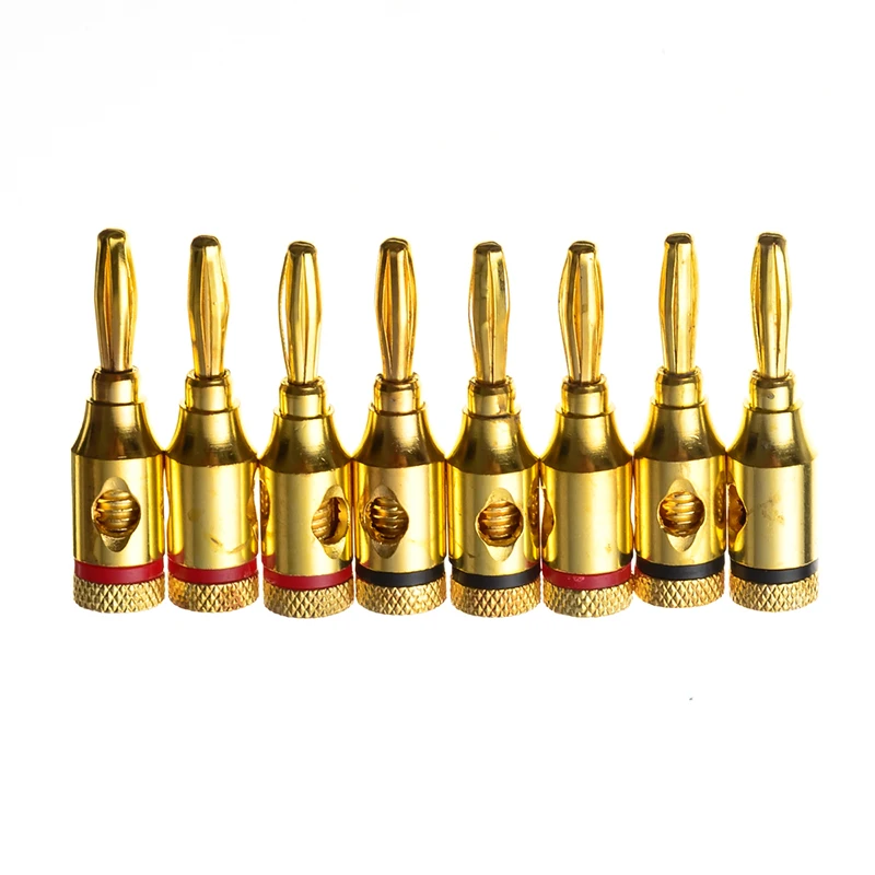 

YT 20Pcs Banana Plug Audio Speaker Cable Connector Adapter Gold-Plated Banana Plug For Speaker Audio Connector