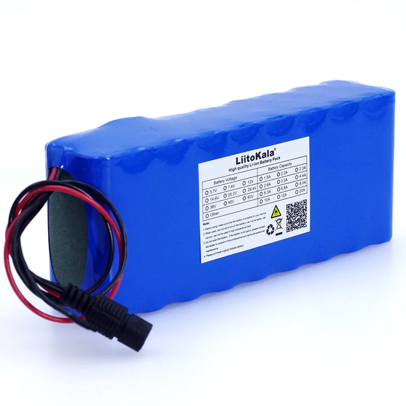 LiitoKala 12 v 18650 литий-ионный аккумулятор с BMS 12A защитная пластина 12000 mAh охотничья ксеноновая лампа для рыбалки