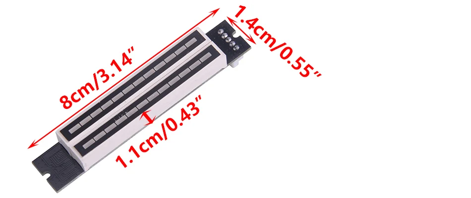 LETAOSK мини двойной 12 Светодиодный индикатор уровня лампы VU метр Музыка Звук Аудио дисплей анализатор Комплект DC 7-12 В 100мА