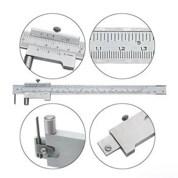 

200mm Stainless Steel Parallel Marking Vernier Caliper Marking Gauge With Carbide Scriber Marking Gauge Tool