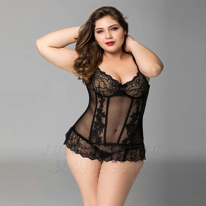 JSY Porno Catsuit женское сексуальное нижнее белье большого размера Babydoll горячее