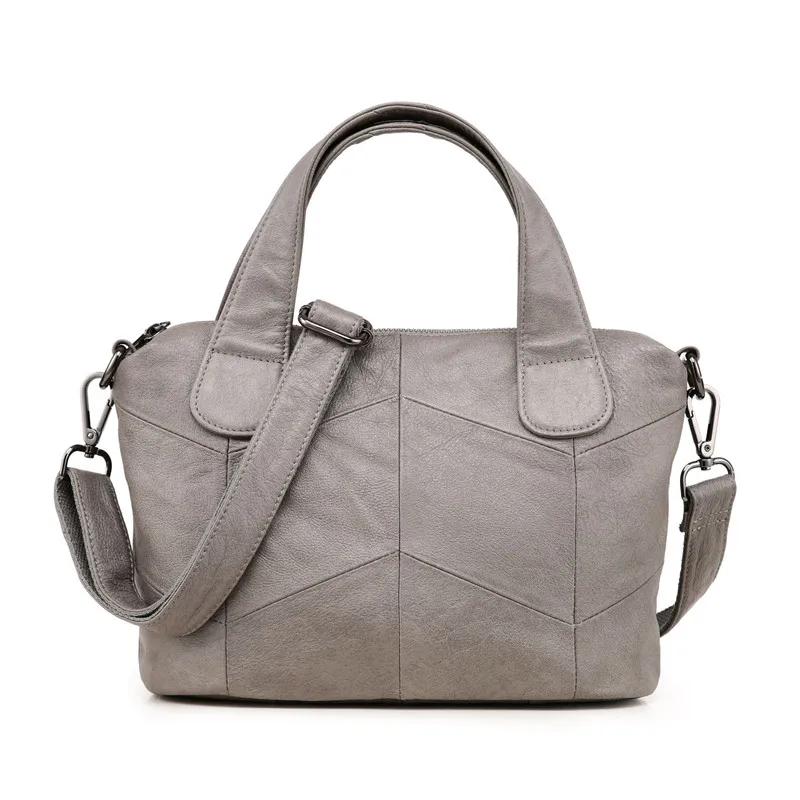 MJ Women Genuine Leather Bag Female Real Cow Leather Handbag Small Tote Bags Ladies Shoulder Handbag Messenger Bag for Women (4)