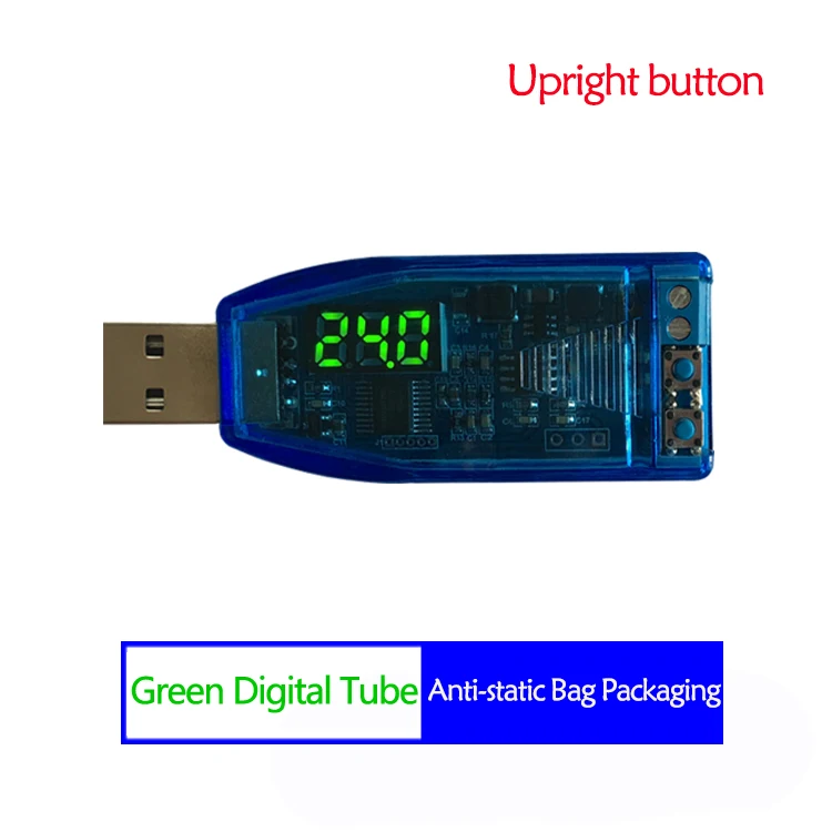 DC-DC CNC USB buck-boost источник питания регулятор напряжения Модуль 5 В до 3,3 в 9 в 12 В 24 В настольный источник питания - Цвет: Синий