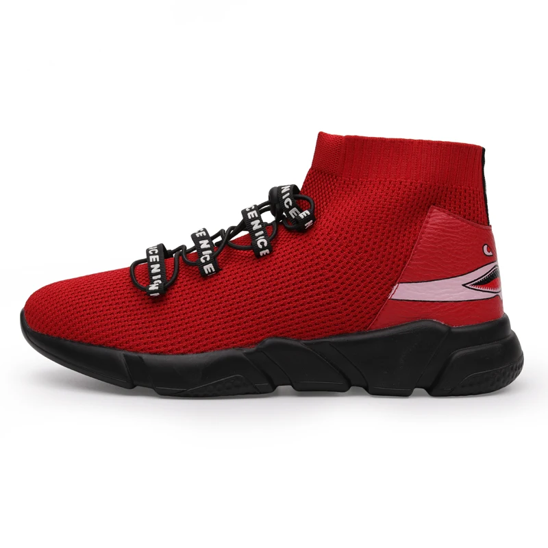 

Trendy Men Hiking Shoes Casual Fashion Summer Autumn Knitting Air Mesh Travels Striding Walking High-quality Lace-up Shoes Rax
