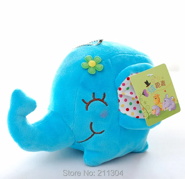 Cute Elephant plush toys 6 colors - Blue