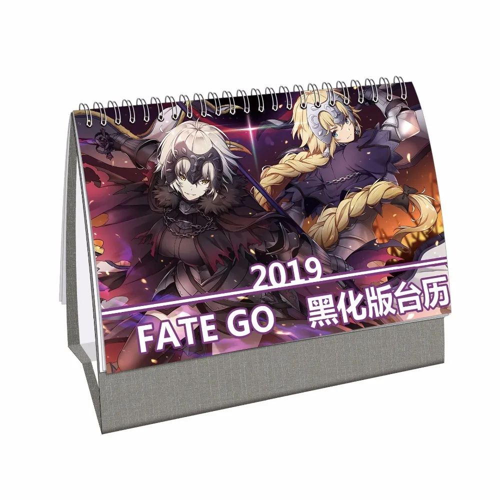 Японский аниме Fate/большой заказ FGO 3D настольный календарь стол Сделай Сам календари ежедневный планировщик расписаний игрушки подарки