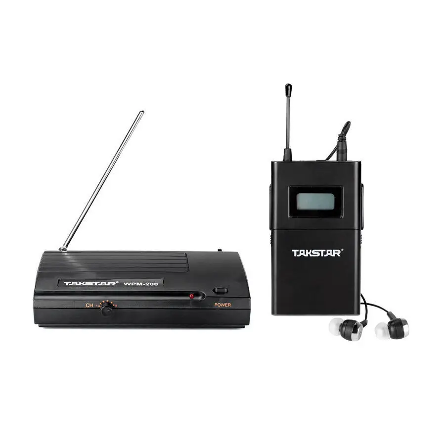 Беспроводные стереонаушники Takstar WPM 200 персональный беспроводной монитор UHF