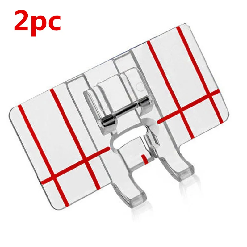 

2 pcs Domestic Sewing Machine Presser foot Guide Foot for Border Low Shank Sewing machine BB5001