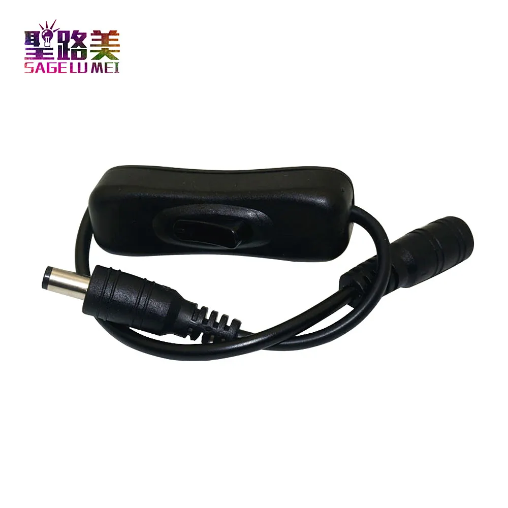 

1pcs Push Button Switch DC Female Male Connector DC 5V 12V 24V for LED Strip Light tape 3528 5050 2835 5630 Single Color RGB