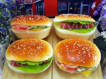 

Simulation hamburger simulation toy slow rebound simulation burger model children simulation food toy
