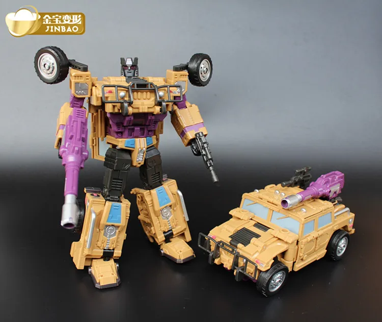 Быстрая доставка 6 в 1 JINBAO негабаритных bruticus WB фигурка героя Трансформация Робот игрушка