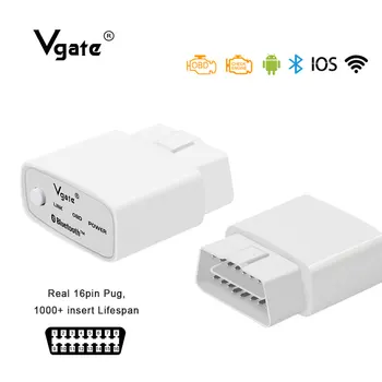 

Vgate OBD2 elm 327 Bluetooth diagnostic tool obd2 scanner scan tool car OBDII Code reader original ICAR PK ELM327 V1.5 promotion