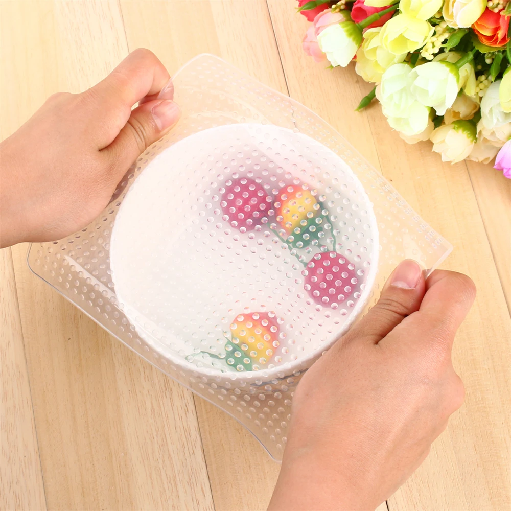 Buy 22*22cm Safety Silicone Food Plastic Wrap Seal