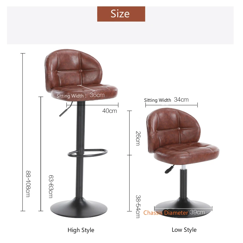 Континентальный Классический барный стул Кофейня модный высокий стул с подъемом спинки и вращающимся стулом барные стулья hokery