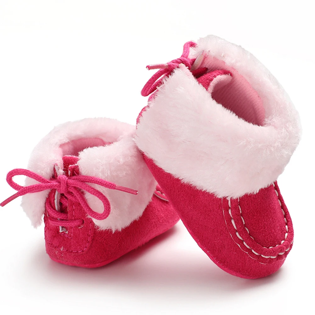 Emmababy Фирменная новинка зима для новорожденных одежда для малышей мальчиков и девочек мягкая подошва зимние сапоги теплая обувь от 0 до 12