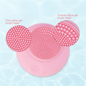 

Facial Cleansing Brush Sonic Vibration Rechargeable Ultrasonic Face Skin Care Tools Waterproof Wireless Facial Cleaning Tool 40