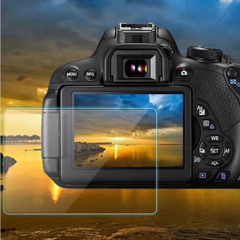 Защитная пленка из закаленного стекла для камеры Canon EOS 60D 600D 550D M M2 Kiss X5 X4 Rebel T3i T2i |