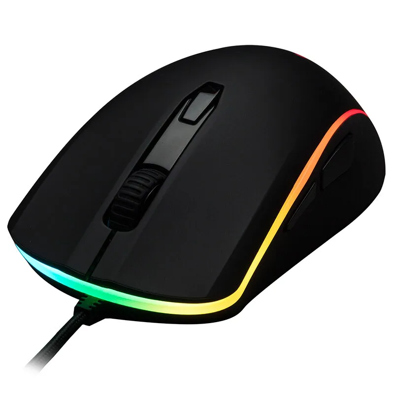 Игровая мышь kingston HyperX Pulsefire Surge RGB Lighting 16000 dpi мышь Pixart 3389 сенсор динамический 360 ° RGB эффекты игровая мышь