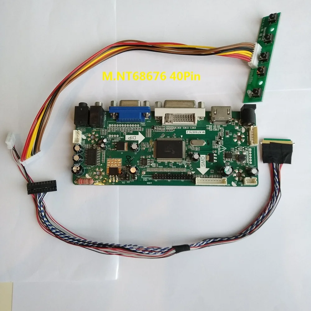 

Kit For LP156WHB(TL)(C1) VGA HDMI Panel Screen Controller board 15.6" 1366X768 DVI Audio DIY 2019 Driver LVDS 40pin LCD LED