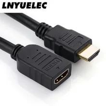 HDMI Extension Cable male to female 30CM/50CM/1M/2M/3M HDMI 4K 3D 1.4v HDMI Extended Cable for HD TV LCD Laptop PS3 Projector