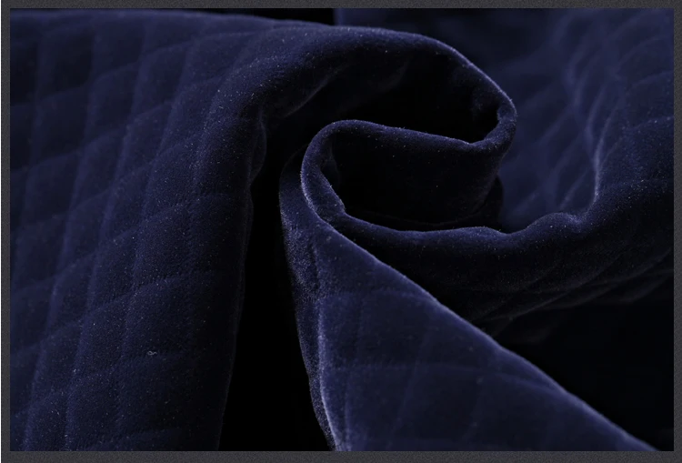 Zarachiel зимнее платье темно-синее с длинным рукавом однобортное приталенное платье с воротником-стойкой вельветовое платье трапециевидной формы винтажное платье