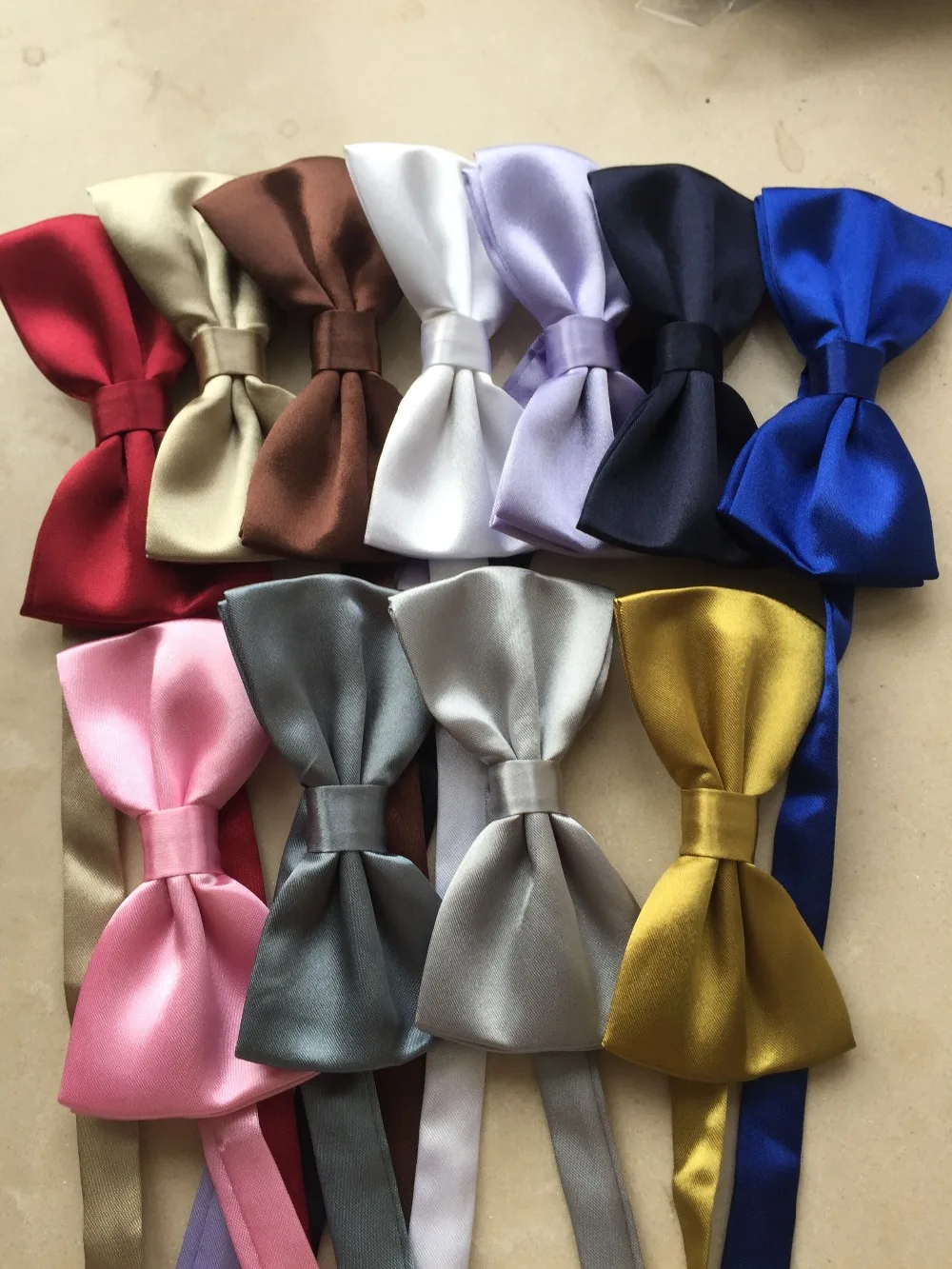

Men Cotton Oxford Fabric Soft Striped Fracture Butterfly Men Bow Ties Double Layer Designer Cravat