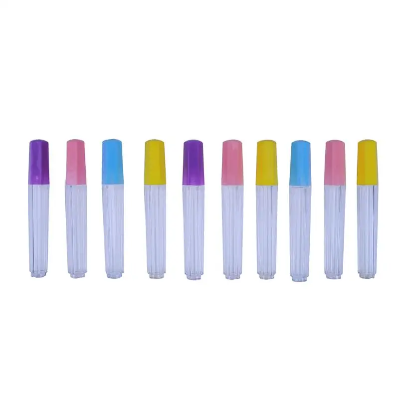 10pcs Multicolor Plastic Needles Container Holder Bead Storage Portable