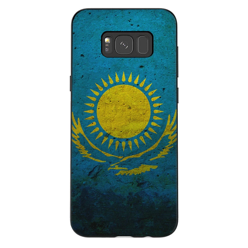 Desxz силиконовый Мобильный чехол для телефона для samsung S6 S7 край S8 S9 S10E S10 плюс Чехол флаг Казахстана популярная сумка