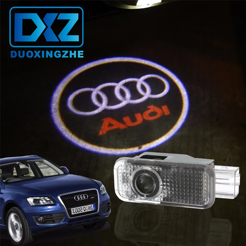 

2PCS Car LED Door Logo Projector Ghost Shadow Light for Audi A3 A4 A6 A8 Q5 Q7 TT