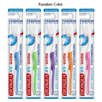 

Soft Toothbrush Teeth Cleaning Brand New Bamboo Charcoal Nano BrushOral Hygiene Dental Care Random Color Double Ultra