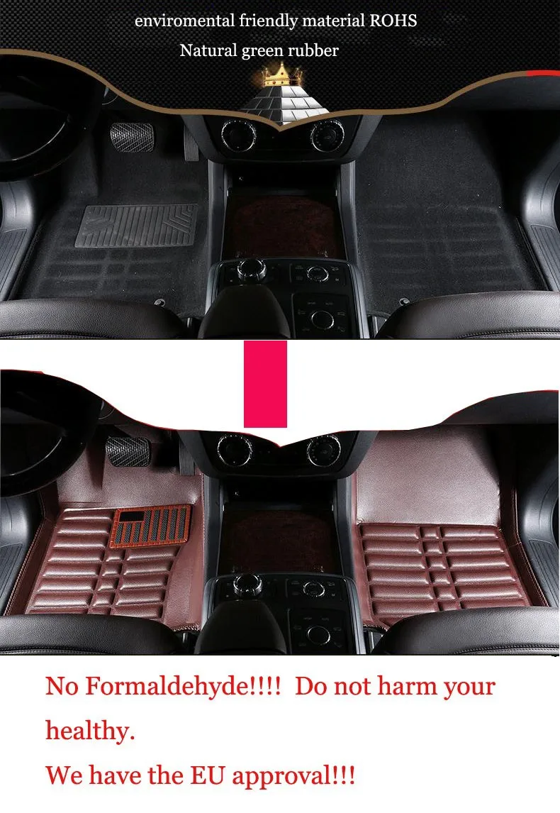 Lsrtw2017 тюнинг кожаные автомобильные коврики для jeep wrangler JK 2007- 2013 2012 rubicon Запчасти Аксессуары