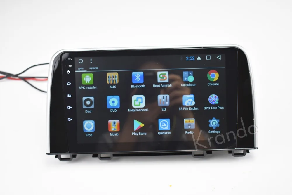 Sale Krando Android 8.1 9"Full touch Big screen car Multimedia player for Honda CRV 2017+ navigation system radio gps wifi Bluetooth 1
