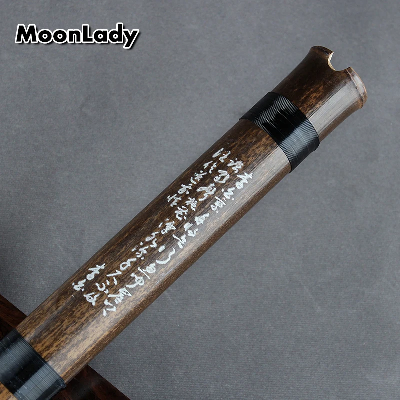 Высокое качество китайский традиционный Юньнань фиолетовый бамбука Вертикальная флейта три секции ручной работы Музыкальные инструменты Xiao флейта