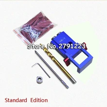 Мини Kreg стиль карман отверстие джиг комплект системы для дерева работы и столярные+ Шаг сверло и аксессуары деревянный Рабочий набор инструментов с коробкой