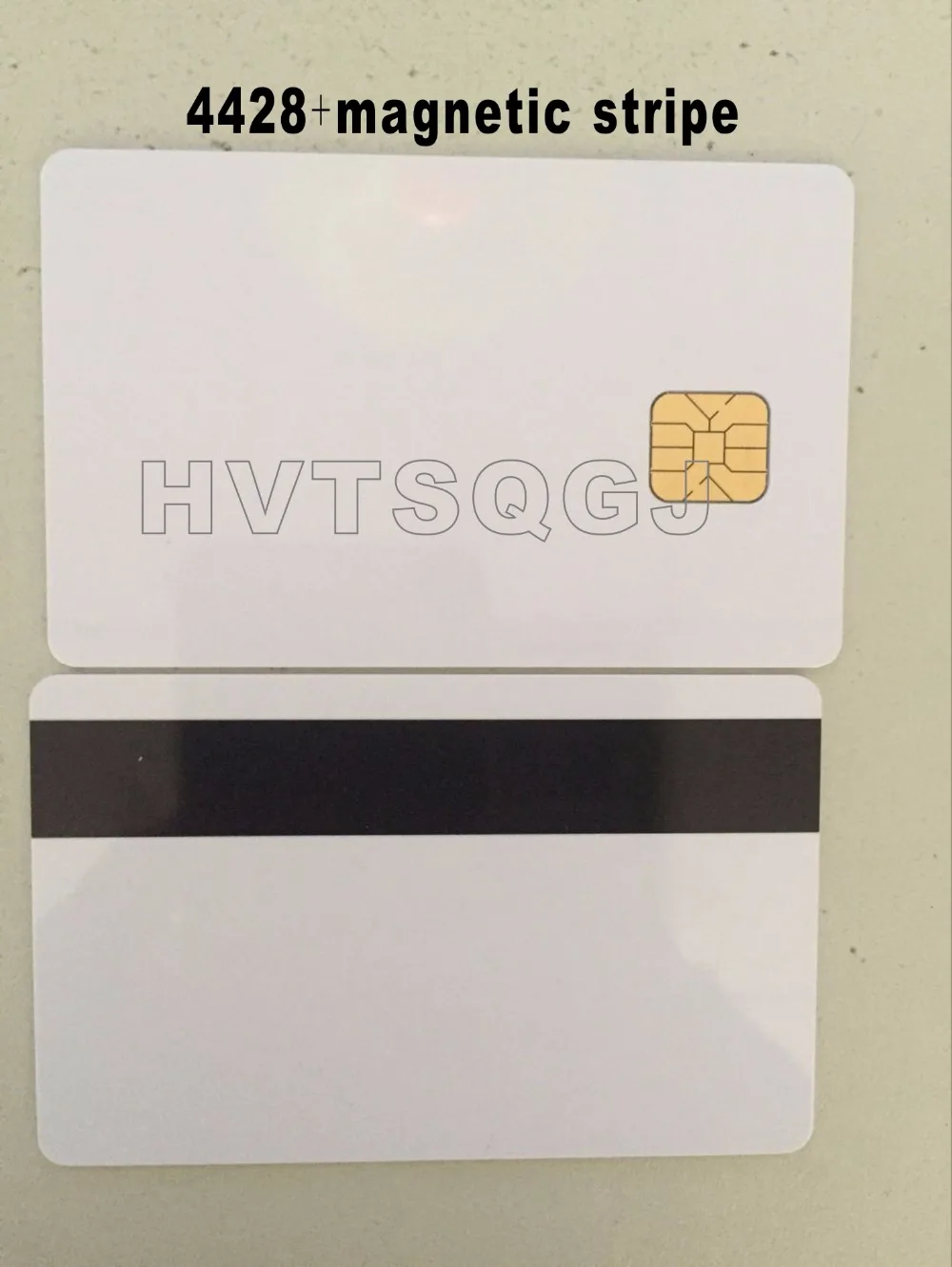

100pcs Free shipping PVC 2 SLE4428 big chip with magnetic stripe