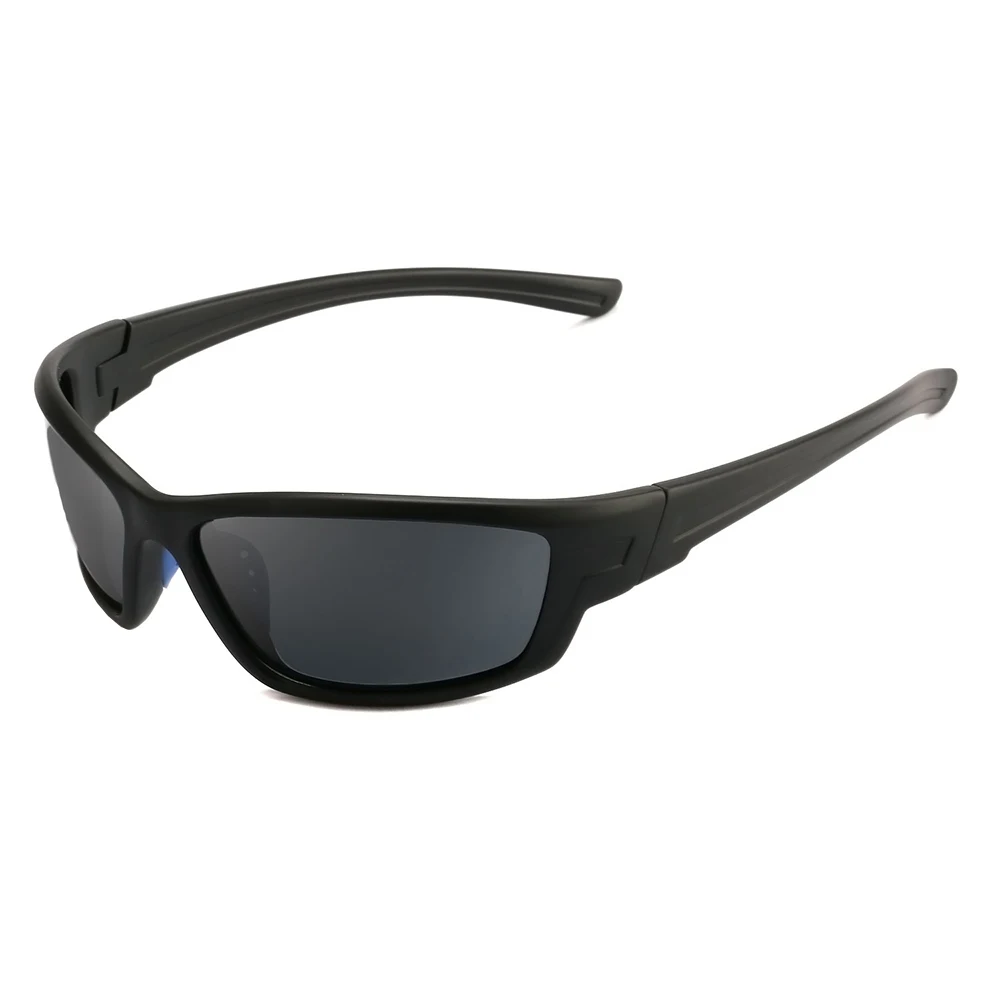 POLARSNOW классические поляризационные солнцезащитные очки для мужчин, высокое качество, мужские солнцезащитные очки для вождения, модные очки для путешествий, UV400, мужские очки PS8701 - Цвет линз: Black l Blue Rubber