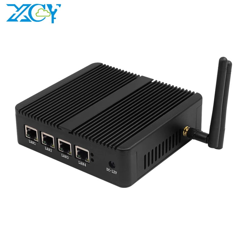 XCY Intel Celeron J1800 J1900 N2806 брандмауэр мягкий маршрутизатор мини ПК Intel Gigabit Ethernet NIC 4xRJ45 WiFi USB HDMI VGA SIM Pfsense